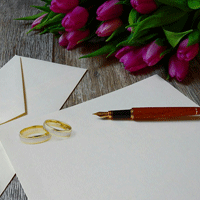 結婚式の招待状の文例